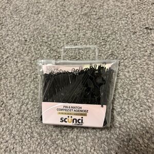 3/$25 Scunci Black Hair Pins